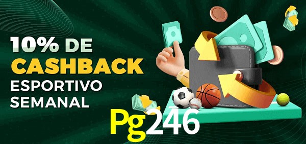 10% de bônus de cashback na Pg246