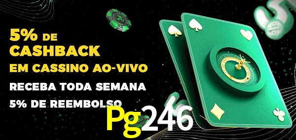 Promoções do cassino ao Vivo Pg246